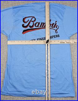 Vtg Bambu Rolling Papers Shirt Medium Cheech Chong 420 Marijuana 2 Sided NOS