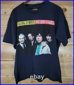Vtg OG 94/95 Rolling Stones Voodoo Lounge Tour T-Shirt BROCKUM Budweiser Size XL