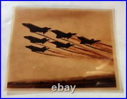 Vtg US NAVY Official Photo & Original Negatives BLUE ANGELS in Flight 8x10