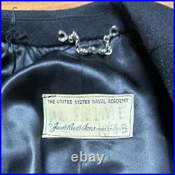Vtg US Naval Academy Midshipman's Officer's Peacoat By Jacob Reed's Sons Coat