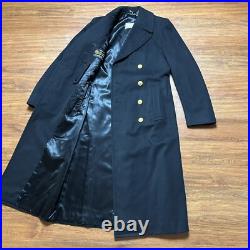 Vtg US Naval Academy Midshipman's Officer's Peacoat By Jacob Reed's Sons Coat