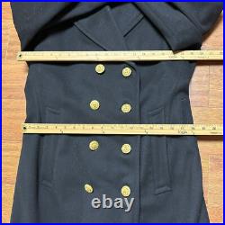 Vtg US Naval Academy Midshipman's Officer's Peacoat By Jacob Reed's Sons Coat