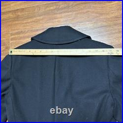 Vtg US Naval Academy Midshipman's Officer's Peacoat By Jacob Reed's Sons Coat