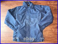 Vtg Us Navy Cold Weather Flame Resistant Class 1 Fleece Lined Deck Jacket Sz S