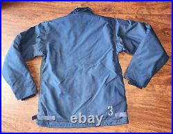 Vtg Us Navy Cold Weather Flame Resistant Class 1 Fleece Lined Deck Jacket Sz S