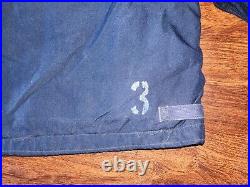 Vtg Us Navy Cold Weather Flame Resistant Class 1 Fleece Lined Deck Jacket Sz S