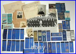 Vtg WW2 US Navy Ships Matchbook Covers USN Estate Photographs Letter Collection