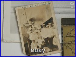Vtg WW2 US Navy Ships Matchbook Covers USN Estate Photographs Letter Collection