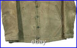 Vtg WW2 USN N1 Deck Jacket sz 38 fits S 1940s US Navy stencil 40s work coat
