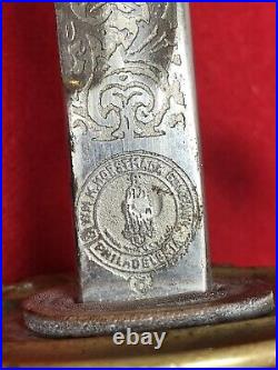 WM Horstmann Company Philidelphia c. 1893-1935 USN Officer's Sword