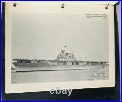 WW II Navy Pre-Flight School 1943 Restricted Ship Identification 75 USS photos