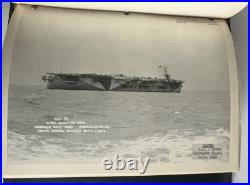 WW II Navy Pre-Flight School 1943 Restricted Ship Identification 75 USS photos