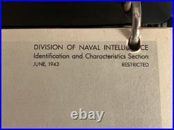 WW II Navy Pre-Flight School 1943 Restricted Ship Identification 75 USS photos