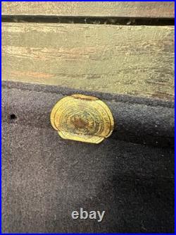 WW1 Era US Navy USS Rhode Island Felt Banner The Reproduction Co Battleship USA