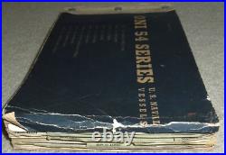 WW2 1943 USN Office of Naval Intel, ONI 54 Series US Naval Vessels RESTRICTED