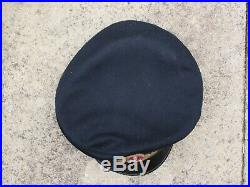 WW2 British Royal Navy junior officers peaked service dress cap by Gieves