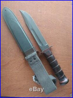 WW2 NAVY PAL RH37 FIGHTING KNIFE with RED SPACERS model MK2 REMINGTON