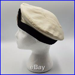 WW2 Navy Nurse Corps NNC White Summer Hat Complete Womens Knox