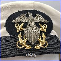 WW2 Navy Nurse Corps NNC White Summer Hat Complete Womens Knox