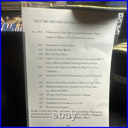 WW2 Navy Officers Captain Rank Cap With Retired Hat Shoulder Boards & Ribbons Pics