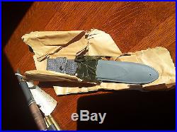 WW2 PAL RH35 MARK I USN Fighting Knife- gray scabbard-MINT in orig paper wrap