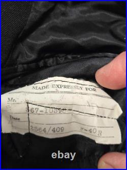 WW2 UNITED STATES NAVY Named Black JACKET