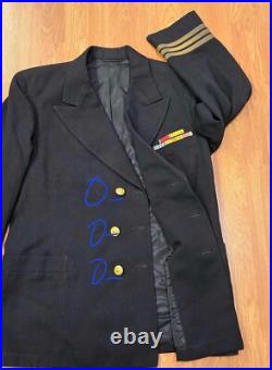 WW2 UNITED STATES NAVY Named Black JACKET