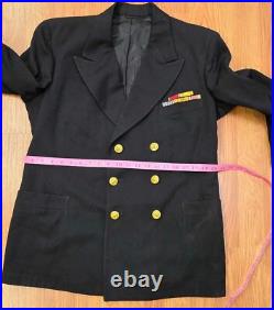 WW2 UNITED STATES NAVY Named Black JACKET