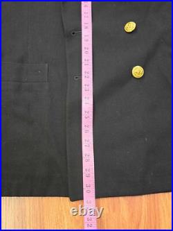 WW2 UNITED STATES NAVY Named Black JACKET