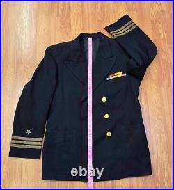 WW2 UNITED STATES NAVY Named Black JACKET