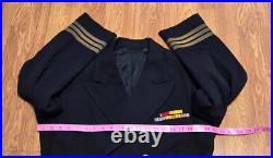 WW2 UNITED STATES NAVY Named Black JACKET