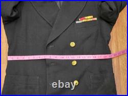 WW2 UNITED STATES NAVY Named Black JACKET