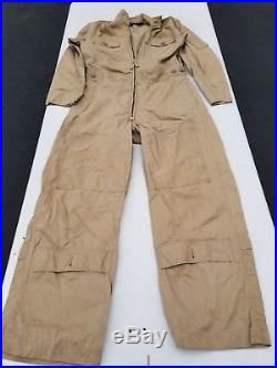 WW2 US Navy/Marine M-668 Summer Flight Suit 38 Long Unissued Condition Rare