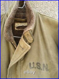WW2 US Navy N-1 Deck Jacket Coat Uniform 1940s