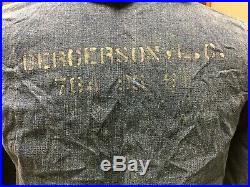 WW2 US Navy Shawl Collar Denim Deck Jacket