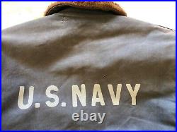 WW2 US Navy blue deck jacket