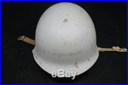 WW2 US USN Navy M1 Helmet Shell Front Seam Swivel Bale