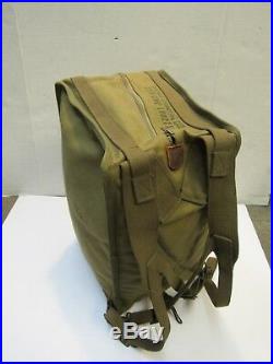 WW2 USMC TBX Radio Canvas Carrying Case Type CWP 10027A Bag Pack USN US Marine