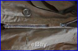 WW2 USN Heavy Deck Jacket/Parka. Rubberized fabric. SZ 38 regular