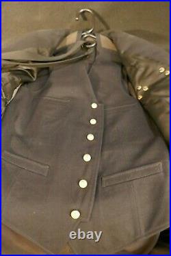 WW2 USN Navy Lieutenant Supply Corps Uniform, Pants, Vest, & Tie 8 Ribbons W. B