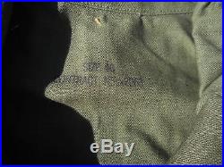WW2 USN/USMC HBT Shirt/Jacket Wreath Stars Size 46 USN Stenciled on Pocket Medic