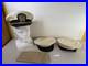 WW2-Vintage-USN-US-Navy-officer-dress-visor-crusher-sailor-Hat-Cap-Lot-33F87-01-in