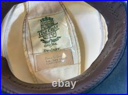 WW2 Vintage USN US Navy officer dress visor crusher sailor Hat Cap Lot 33F87
