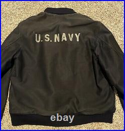 WW2 WWii US Navy Deck Jacket Second Pattern Lobster Clip