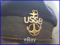 WWI Era US Shipping Board Era Uniform Cap CPO Device US Navy Chief Petty Officer