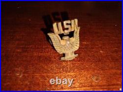 WWI / WW1 U. S. Army Soldier's Service Ring United States Navy Genuine Artifact