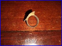 WWI / WW1 U. S. Army Soldier's Service Ring United States Navy Genuine Artifact