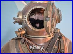 WWII 1940s Mark V Diving Suit with Mannequin