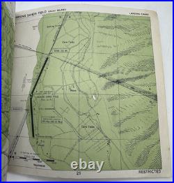 WWII 1945 Hawaiian Area Booklet Commander Air Force Pacific Fleet US Navy Maps
