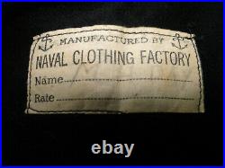 WWII 40s US Navy Pea Coat 10 Button Wool Uniform Jacket Watch Cap sweater 38